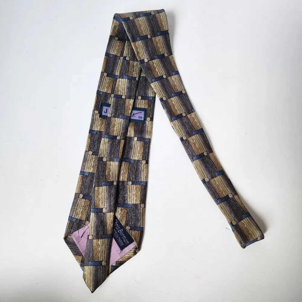Jimmy V Tie Mens Necktie 100% Silk Chris Berman Collection Three Made In USA